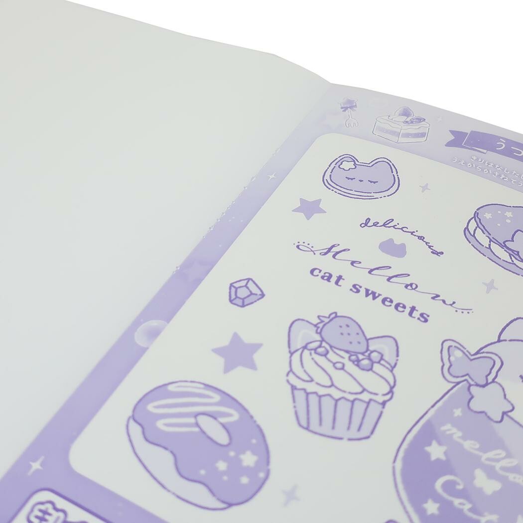Notebook - Mellow Cat Sweets B5 Blank Notebook – Tear-Off Pages 🍰🐱