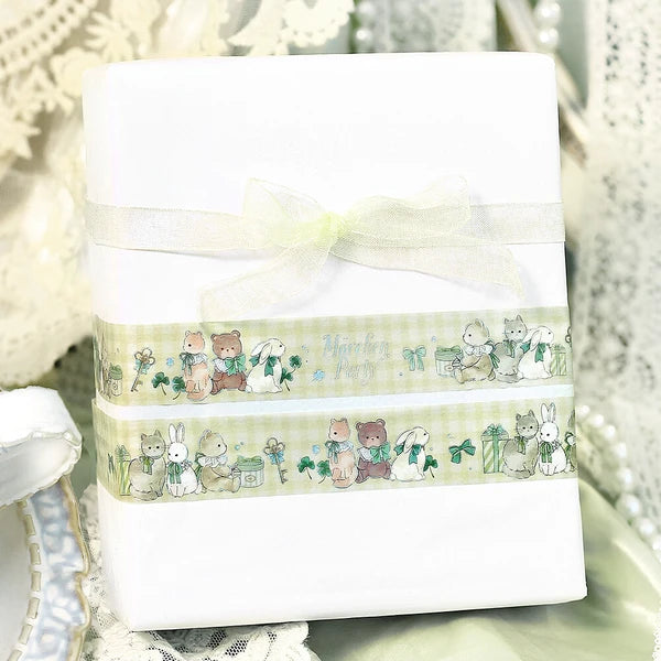 NEW! BGM Washi Tape - Marchen Party Holographic Foil - Garden