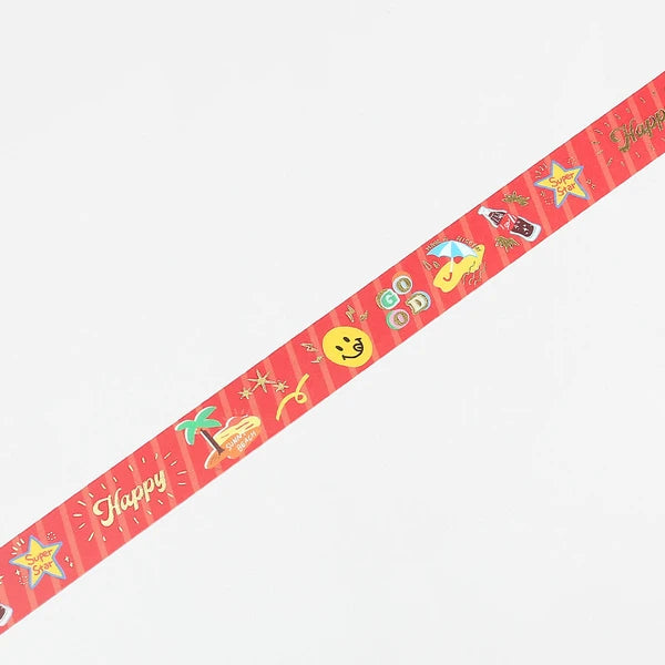 NEW! BGM Washi Tape - Super Star Sunny Beach