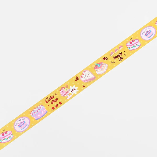 NEW! BGM Washi Tape - Cake Shop Sweet Treats