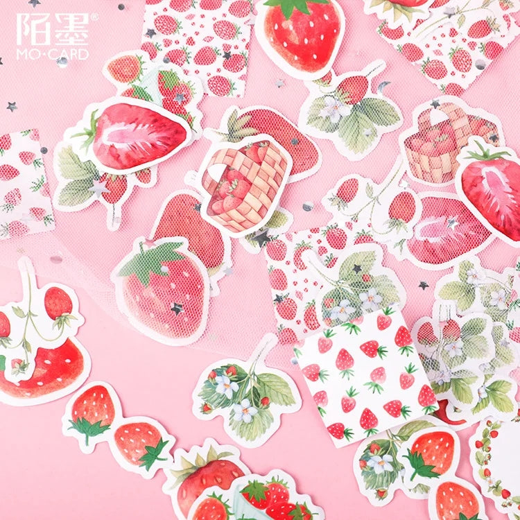 Sticker Box - Strawberry Banana Ice Cream