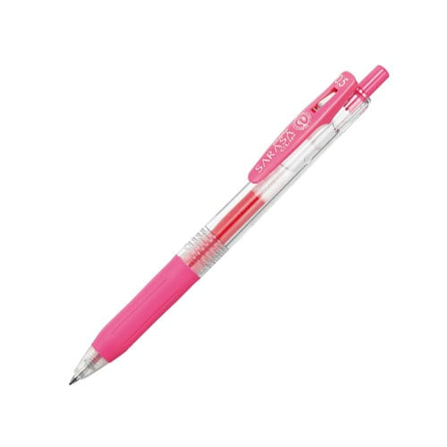 (COMING SOON) Zebra Sarasa Clip Gel Pen - 0.5mm - Pink