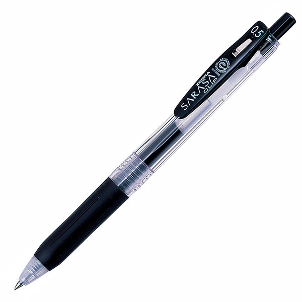 Stylo gel Zebra Sarasa Clip 0,5 mm - Noir