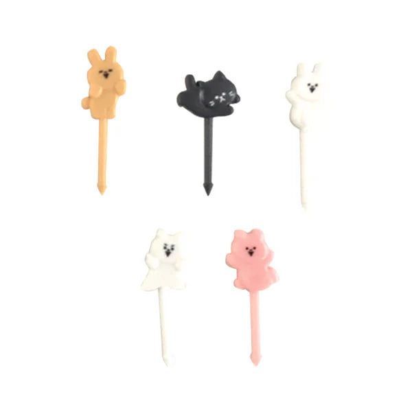 Food Picks - Animal Friends - Set of 10