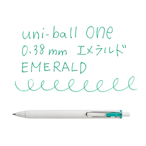 (COMING SOON) Uni-ball One Gel Pen - 0.38mm - Emerald