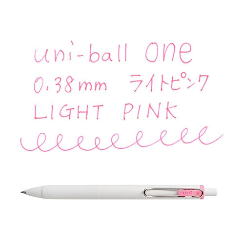 (COMING SOON) Uni-ball One Gel Pen - 0.38mm - Light Pink