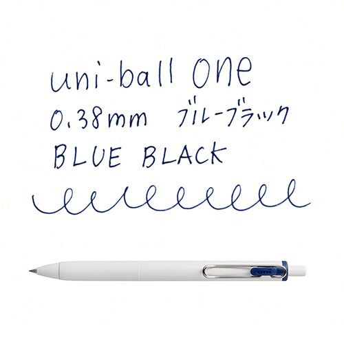 (COMING SOON) Uni-ball One Gel Pen - 0.38mm - Blue Black