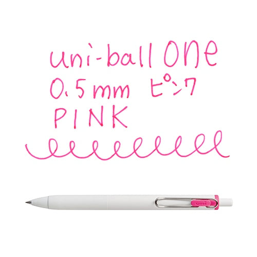 (COMING SOON) Uni-ball One Gel Pen - 0.38mm - Pink