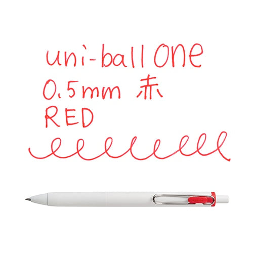 (COMING SOON) Uni-ball One Gel Pen - 0.5mm - Red