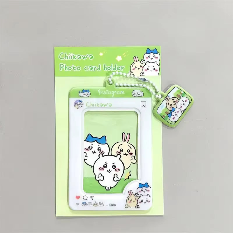 (NEW ARRIVAL) Chiikawa Instagram-Style Card Holder - Cute ID & Bus Card Case