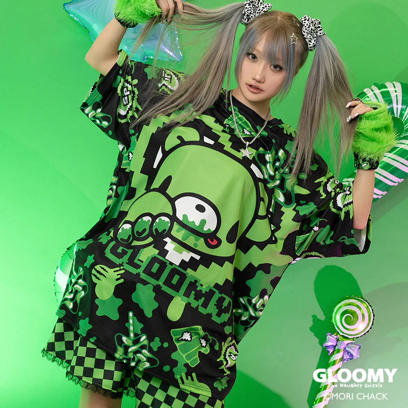 (NEW ARRIVAL) ACDC RAG Gloomy x Sophie Powers Oversived Tee – Black/Green
