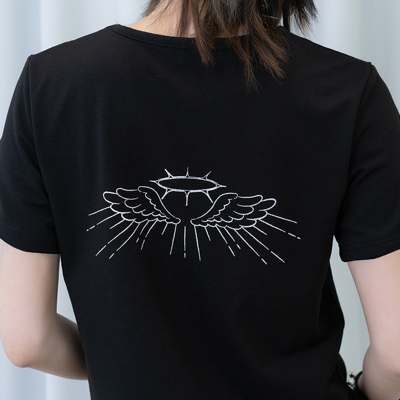 (NEW ARRIVAL) ACDC RAG – Devil Punk T-Shirt – Black/Purple Edition