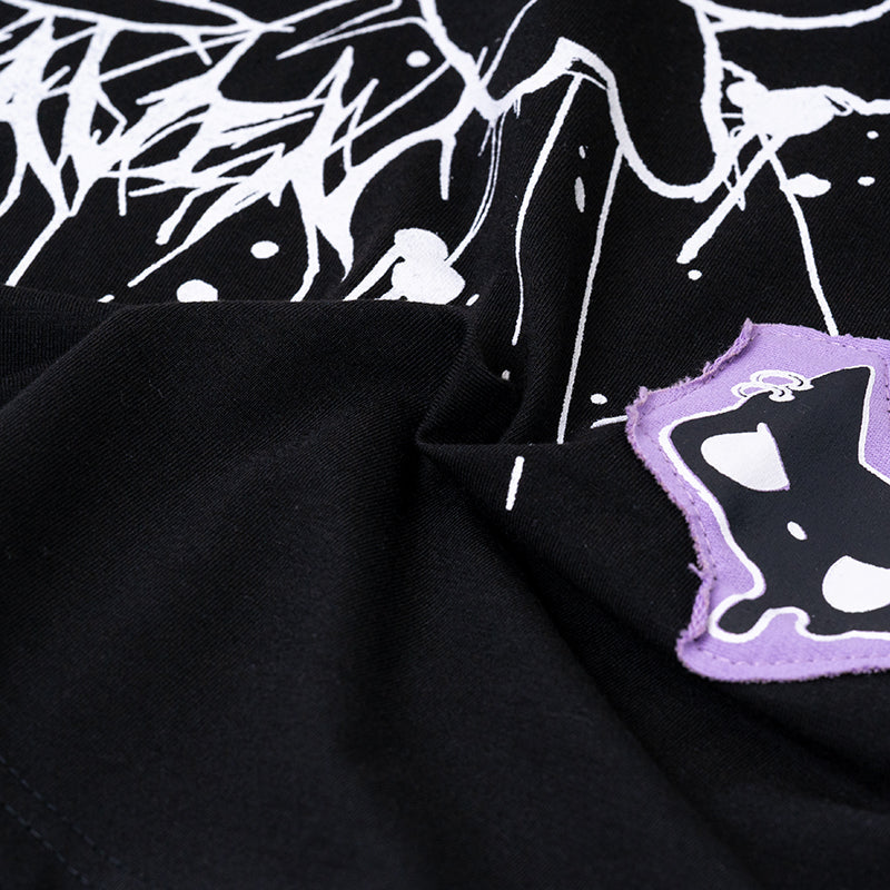 (NEW ARRIVAL) ACDC RAG – Devil Punk T-Shirt – Black/Purple Edition