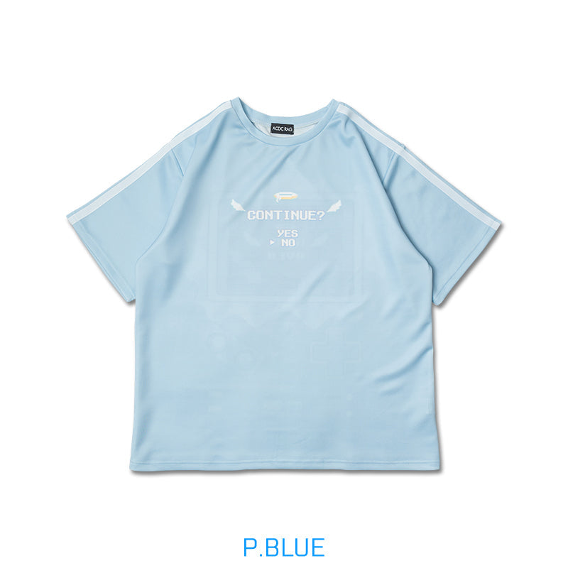(NEW ARRIVAL) ACDC RAG – Game Over T-Shirt – Pastel Blue Edition