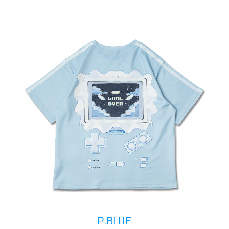 (NEW ARRIVAL) ACDC RAG – Game Over T-Shirt – Pastel Blue Edition