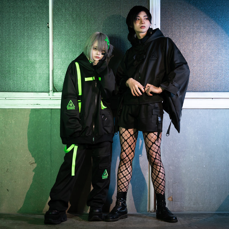 (NEW ARRIVAL) ACDC RAG – Uzurai Sport Shorts – Neon Green Edition