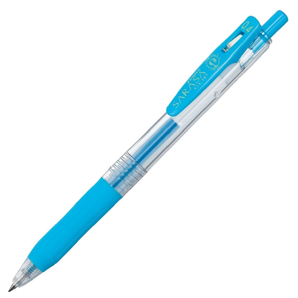 Zebra Sarasa Clip Gel Pen – 0.4mm – Light Blue