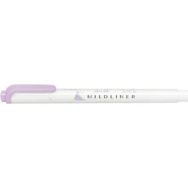 Zebra Mildliner – White Series Limited Edition - Lilac Purple