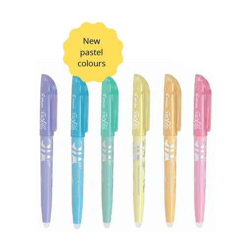 Pilot Frixion Erasable Pastel Highlighters Set of 6
