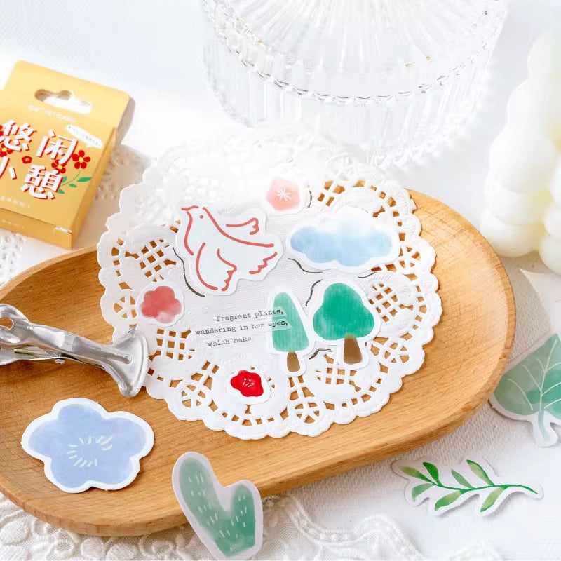 (NEW ARRIVAL) Sticker Box – Yuzu Garden – 46 Stickers