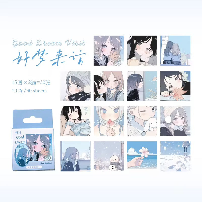 (COMING SOON) Sticker Box – Dreamland Confessions Series – 30 Stickers per Box