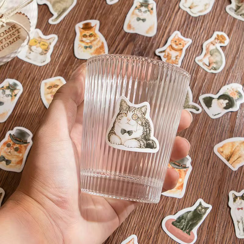 (COMING SOON) Sticker Box – Hello, Kitty Cats – 46 Stickers