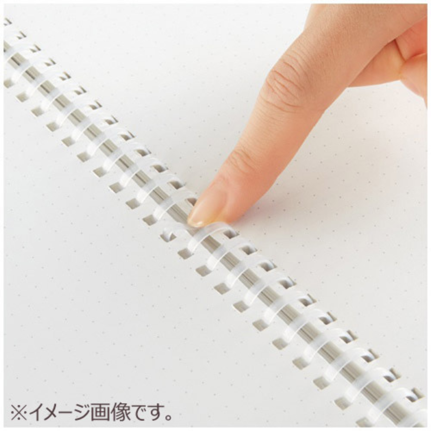 RESTOCK! KOKUYO Soft Ring Clear Notebook - A5 5mm Dot Ruled - 80 Pages