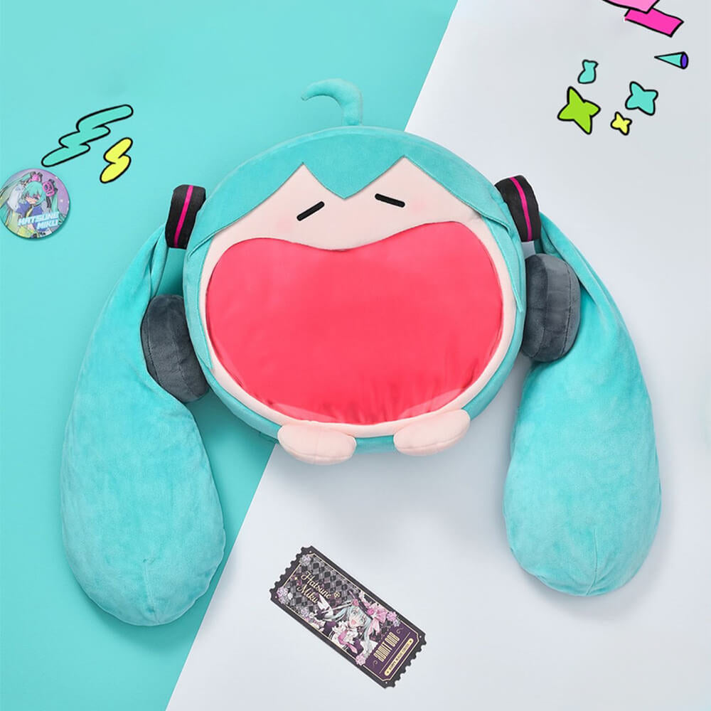 Sac bandoulière Hatsune Miku en peluche - Édition officielle BEMOE