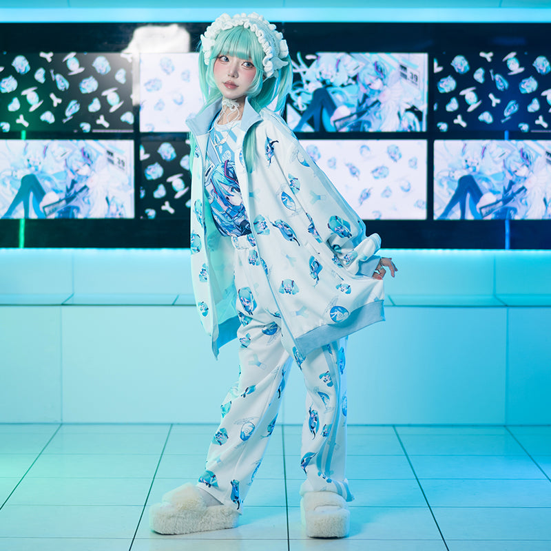 (NEW ARRIVAL) ACDC RAG × Hatsune Miku – Jersey Jacket – “Hatsune Miku FOREVER” Edition