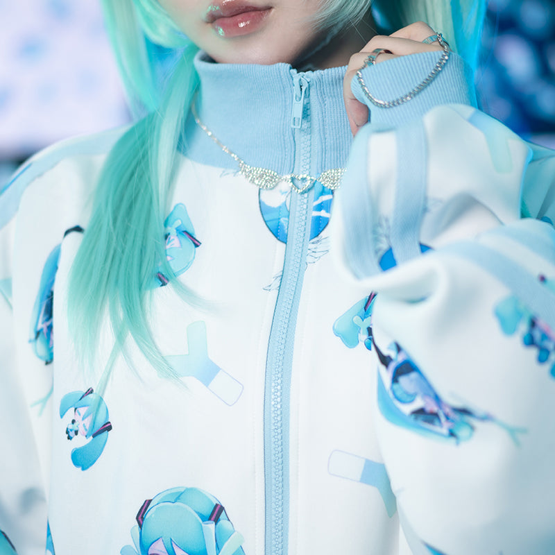 (NEW ARRIVAL) ACDC RAG × Hatsune Miku – Jersey Jacket – “Hatsune Miku FOREVER” Edition