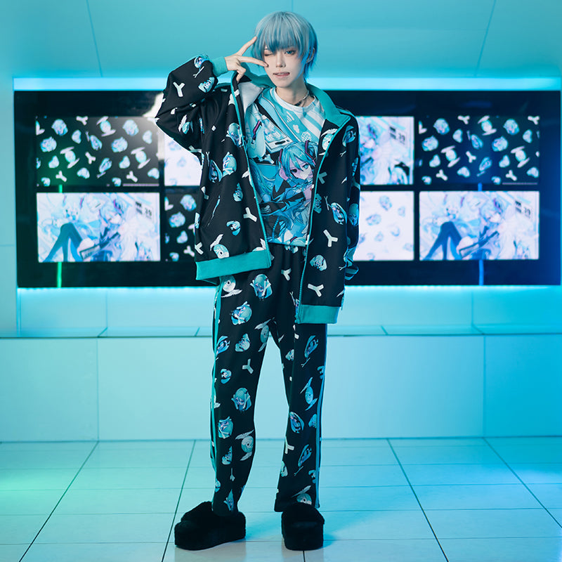 (NEW ARRIVAL) ACDC RAG × Hatsune Miku – Jersey Jacket – “Hatsune Miku FOREVER” Edition