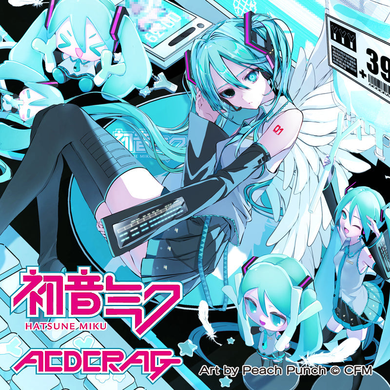 (NEW ARRIVAL) ACDC RAG × Hatsune Miku – Huge T-Shirt