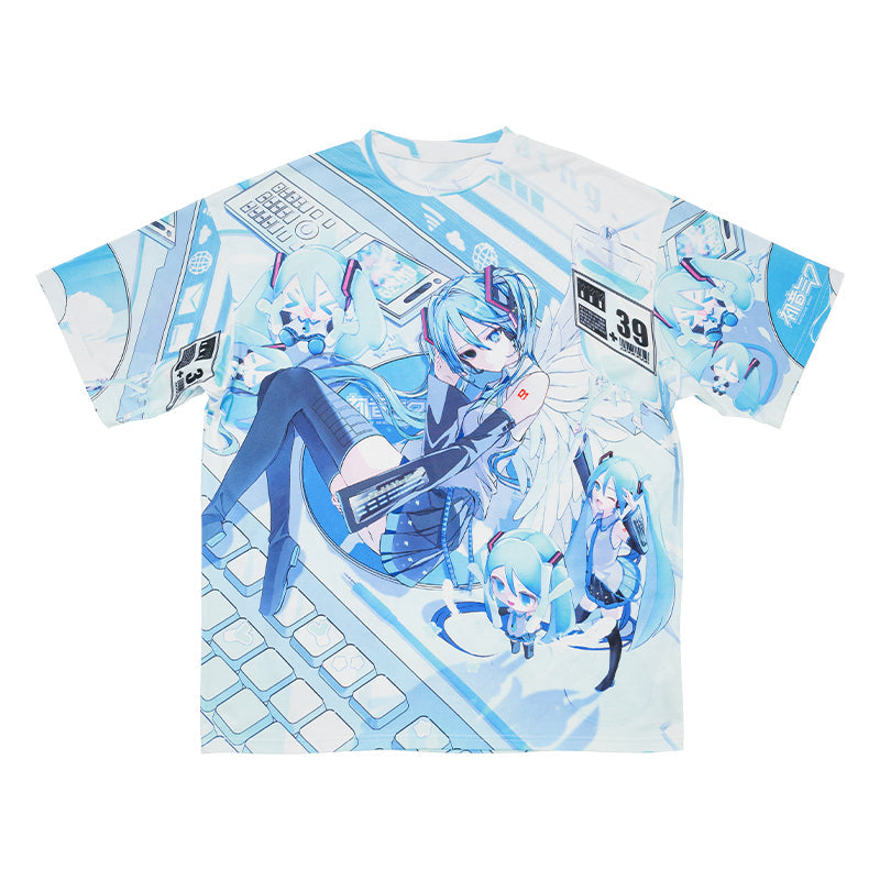 (NEW ARRIVAL) ACDC RAG × Hatsune Miku – Huge T-Shirt
