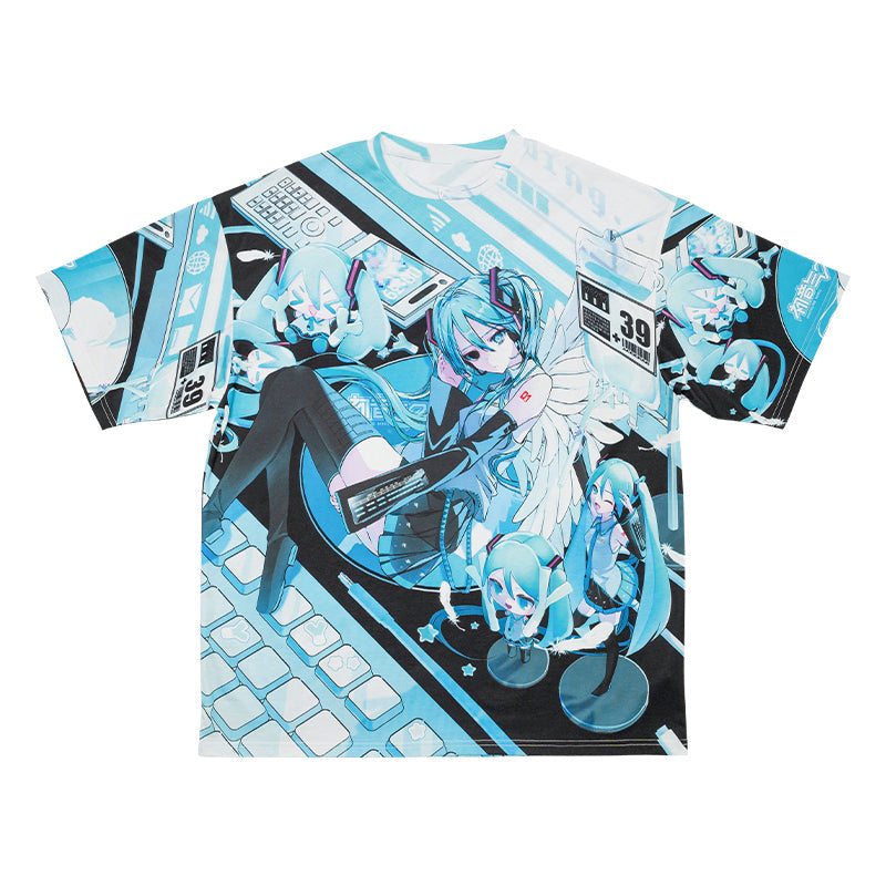 (NEW ARRIVAL) ACDC RAG × Hatsune Miku – Huge T-Shirt