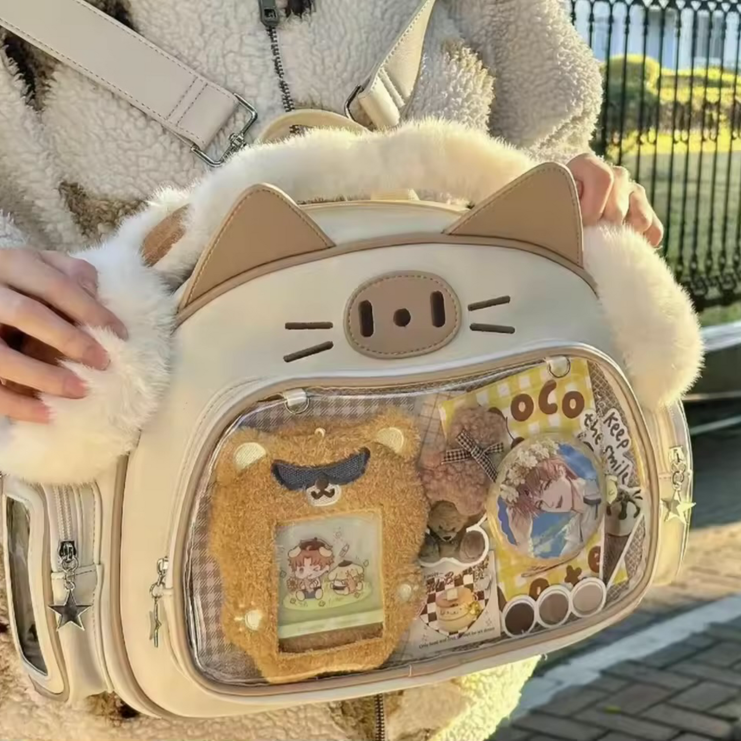 (COMING SOON) Cat Ita Bag β Kawaii Y2K Harajuku Style Backpack