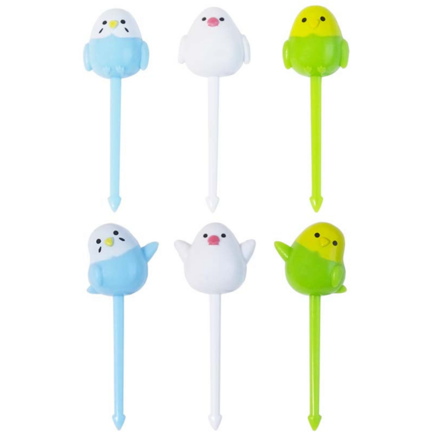 Food Picks Small Birds Bento Accessories 6 Pcs Set