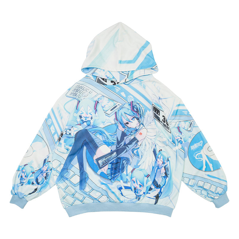 (NEW ARRIVAL) ACDC RAG × Hatsune Miku – Hoodie – “Hatsune Miku FOREVER” Edition