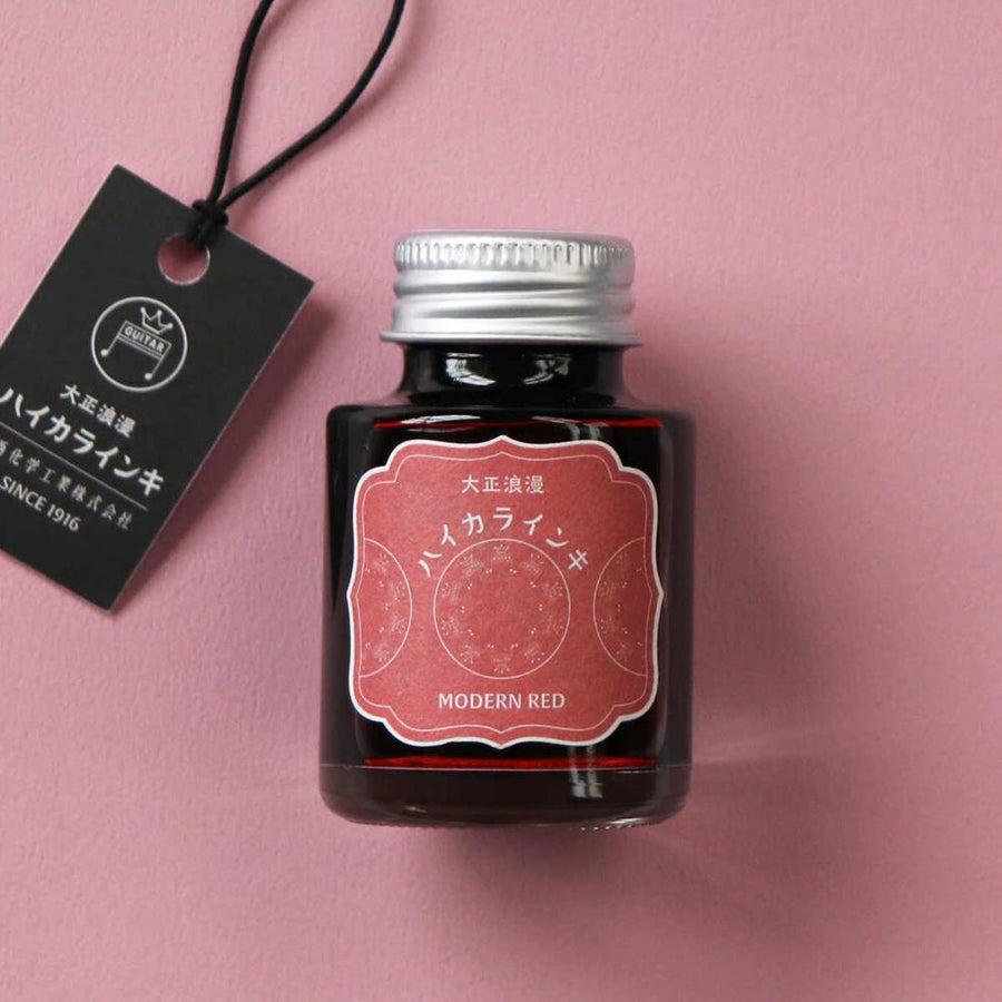 (COMING SOON) Teranishi Guitar Fountain Pen Ink - Modern Red - 40ml