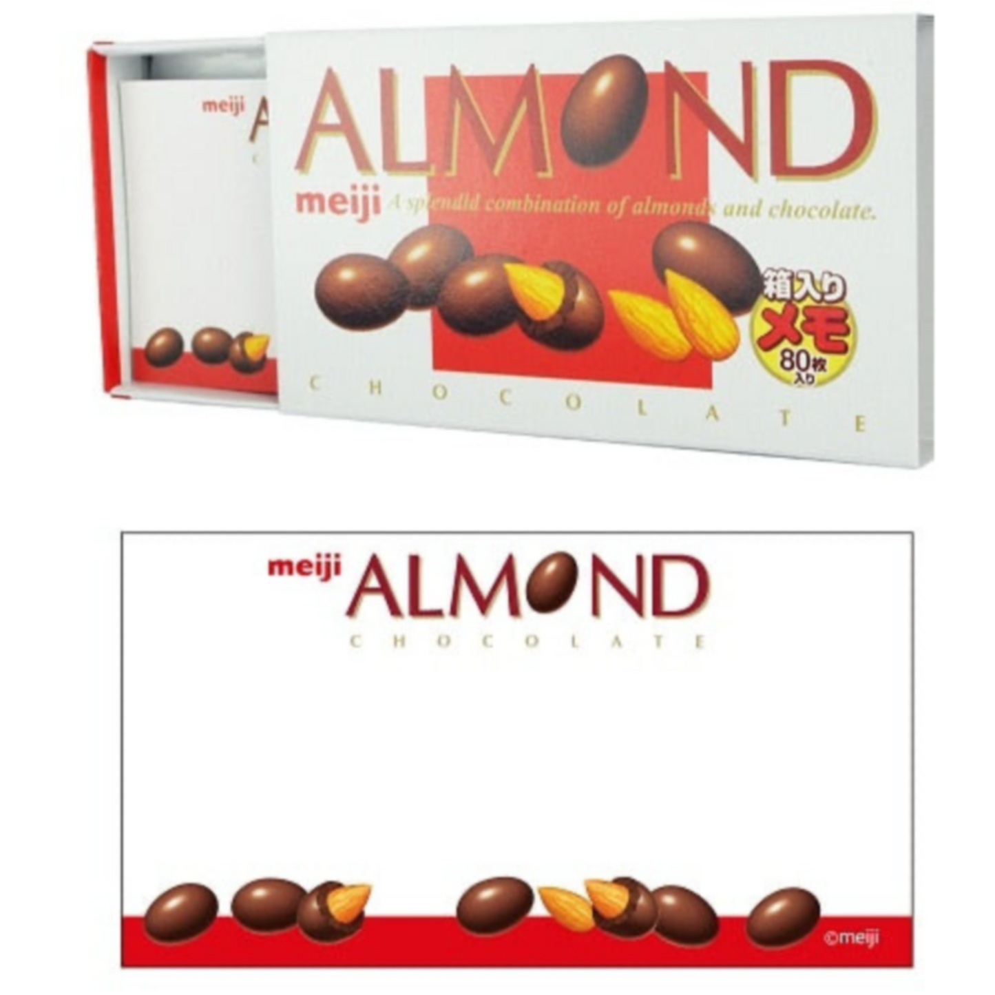 Meiji Almond Chocolate Note Pad