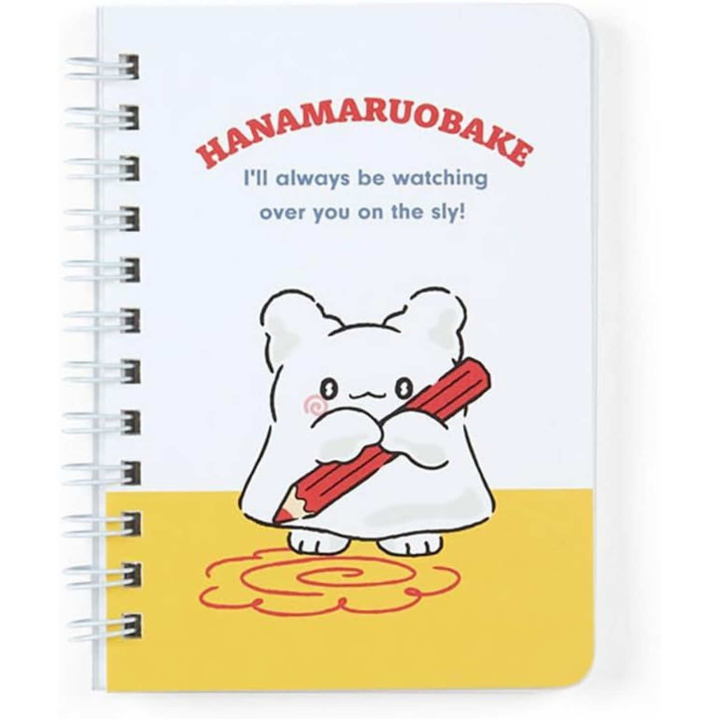 Sanrio - Ring Lined - B7 Notebook - Hanamaru Obake