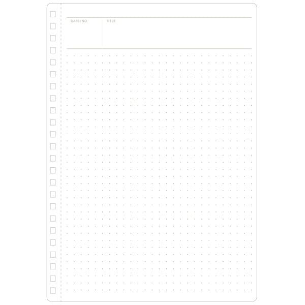(COMING SOON) Maruman Mnemosyne A5 Dot Grid Notebook – 5mm, 80 Sheets