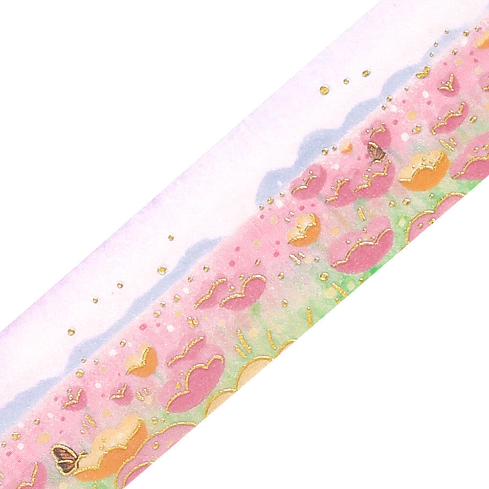 (COMING SOON) BGM Washi Tape – Dreamscape Series: Flower Garden (20mm × 5m)