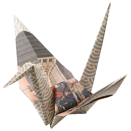 (NEW ARRIVAL) Origami Paper Toyo Crane – Ukiyo-e Edition - The Fifty-three Stations of the Tokaido