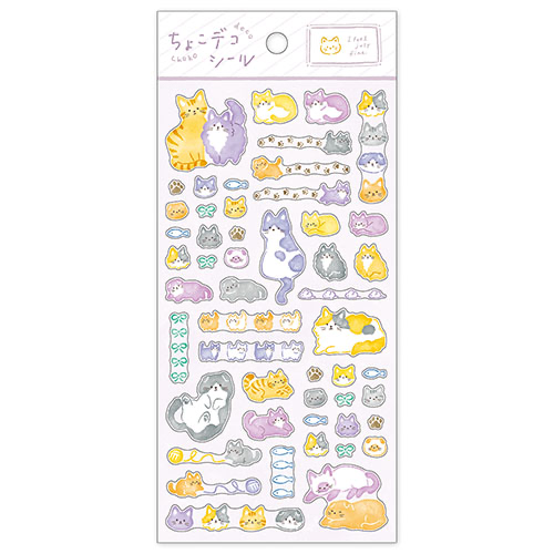 Mind Wave Choco Deco Stickers - Cat Edition