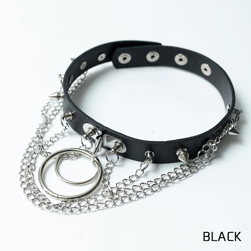 ACDC RAG Double Ring Choker Black