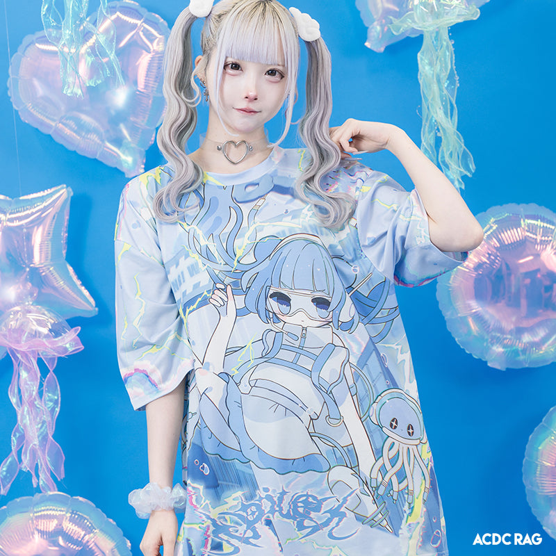 ACDC RAG Cyber Jellyfish T-Shirt Underwater Tokyo Dreams