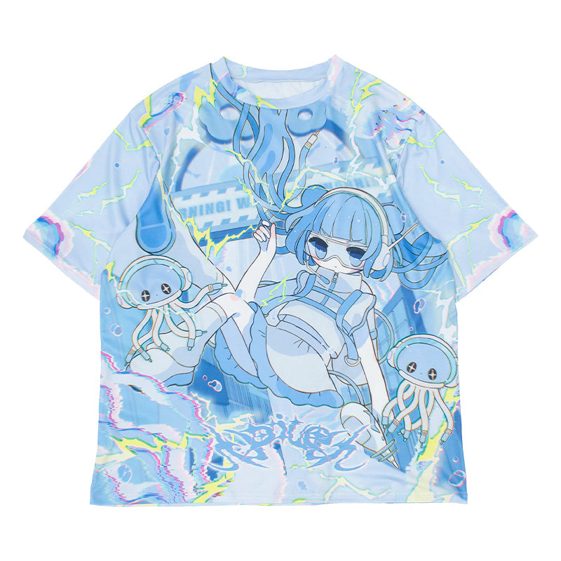 ACDC RAG Cyber Jellyfish T-Shirt Underwater Tokyo Dreams