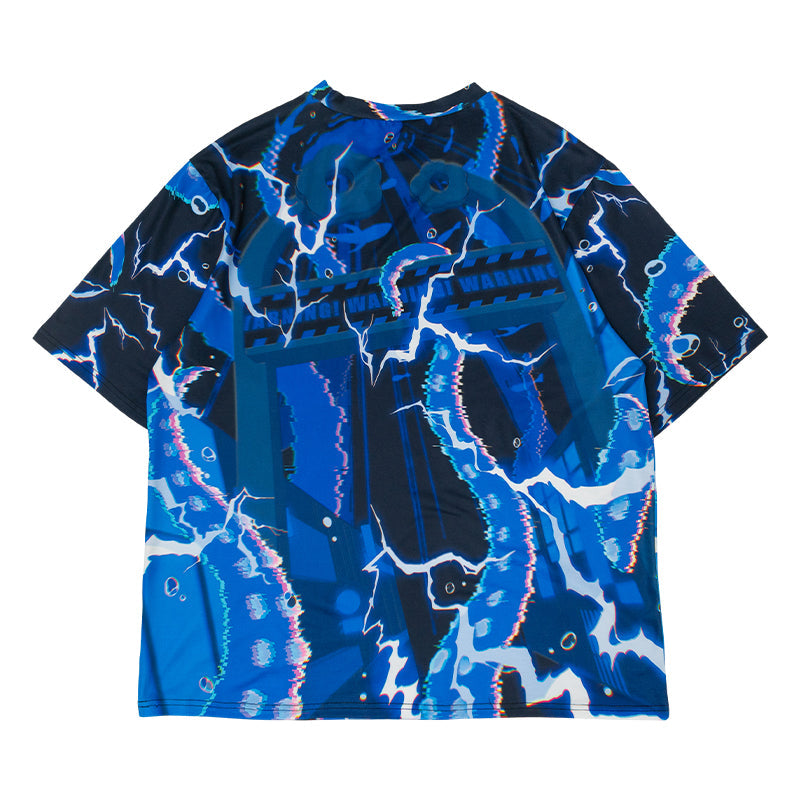 ACDC RAG Cyber Octopus T-Shirt - Electric Depths & Flapjack Fury