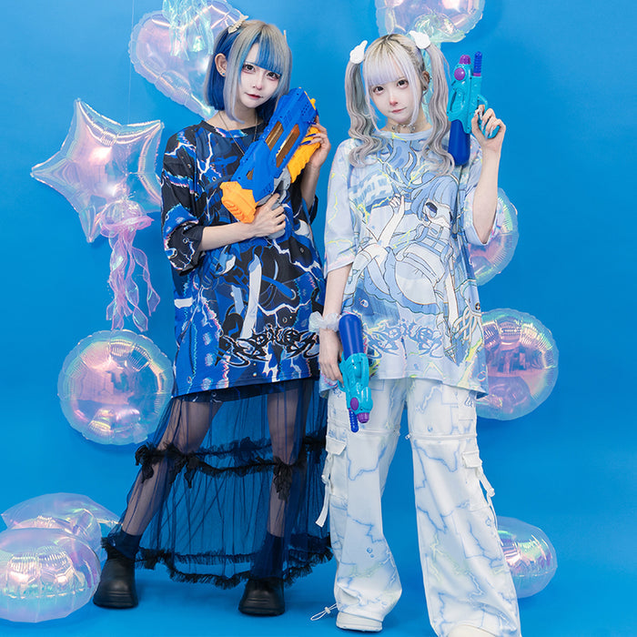ACDC RAG Cyber Octopus Tulle Skirt