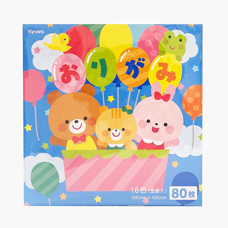 Kyowa Colorful Origami – 80 Sheets